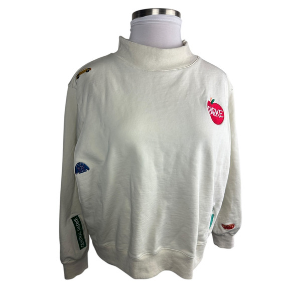 Parke Limited Edition NYC Pop-Up Patch Sweatshirt Embroidered Central Parke L/XL - Picture 11 of 14